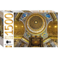 HINKLER MINDBOGGLERS GOLD SERIES 14 ST PETER'S BASILICA 1000PC JIGSAW PUZZLE