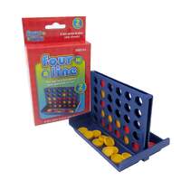 FOUR IN A LINE COMPACT TRAVEL GAME