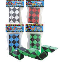 FUN GAMES SNAKE PUZZLE ASSORTED COLOURS