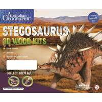 AUSTRALIAN GEOGRAPHIC STEGOSAURUS 3D WOOD KIT