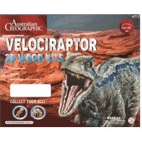 AUSTRALIAN GEOGRAPHIC VELOCIRAPTOR 3D WOOD KIT