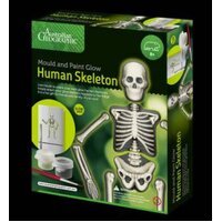 AUSTRALIAN GEOGRAPHIC MOULD AND PAINT GLOW HUMAN SKELETON