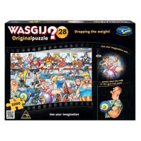 WASGIJ? 77124 ORIGINAL PUZZLE #28 - DROPPING THE WEIGHT! 1000PC  JIGSAW PUZZLE