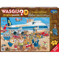 WASGIJ? 77396 ORIGINAL PUZZLE RETRO #2 - HAPPY HOLIDAYS! 500XXL PC  JIGSAW PUZZLE