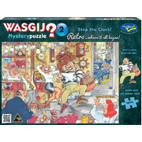 WASGIJ? 77397 MYSTERY PUZZLE RETRO #2 - STOP THE CLOCK! 500XXL PC  JIGSAW PUZZLE