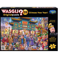 WASGIJ? 77510 ORIGINAL PUZZLE #39 - CHINESE NEW YEAR! 1000PC  JIGSAW PUZZLE