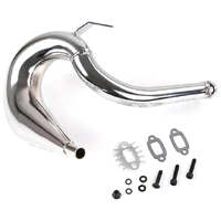 ROVAN 95066 REAR MOUNT UPGRADED DOMINATOR GEN 2 EXHAUST PIPE UNSILENCED BAJA 5B