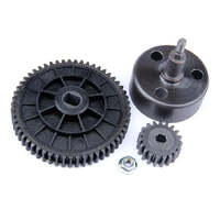 ROVAN 95077 19T/55T UPGRADED PINION AND STEEL SPUR SET WITH CLUTCH BELL