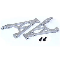 ROVAN 95111 REAR SHOCK TOWER SUPPORT 1 PAIR CNC SILVER