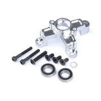 ROVAN 95113 CNC ALLOY CLUTCH BELL HOLDER / CARRIER 3-PRONG SILVER BAJA 5B UPGRADE FOR 66086