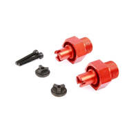 ROVAN 95143 FRONT WHEEL EXTENDED HUB BAJA 5SC CASTLE CLIPLESS - ORANGE