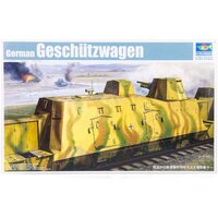 TRUMPETER 01509 GERMAN GESCHUTZWAGEN 1/35 SCALE PLASTIC MODEL KIT