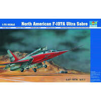 TRUMPETER 01605 1/72 NORTH AMERICAN F-107A ULTRA SABRE PLASTIC MODEL KIT