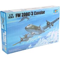 TRUMPETER 01637 FW 2000 C-3 CONDOR PLASTIC MODEL PLANE KIT 1:72