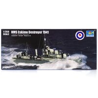 TRUMPETER 05331 HMS ESKIMO DESTROYER 1941 AUSTRALIAN DECALS 1:350 MODEL SHIP KIT