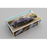 TRUMPETER 09576 SCHWERER ZUGKRAFTWAGEN 18 T WITH 6 T BILLSTEIN-CRANE SD.KFZ.9/1 1/35 SCALE PLASTIC ARMORED VEHICLE MODEL KIT