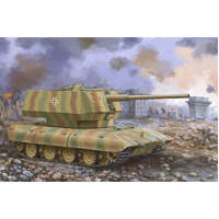 TRUMPETER 09585 E-100 FLAKPANZER WITH 12.8CM FLAK 40 1/35 SCALE PLASTIC MODEL KIT