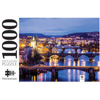 HINKLER MINDBOGGLERS VITAVA RIVER PRAGUE CZECH REPUBLIC 1000PC JIGSAW PUZZLE