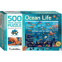 HINKLER PUZZLEBILITIES AN OCEAN LIFE 500PC JIGSAW PUZZLE