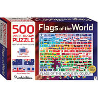 HINKLER PUZZLEBILITIES FLAGS OF THE WORLD 500PC JIGSAW PUZZLE