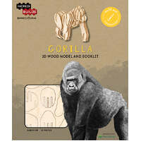 INCREDIBUILDS ANIMALS COLLECTION GORILLA AND BOOKLET