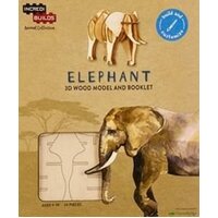 INCREDIBUILDS ANIMAL COLLECTION ELEPHANT WITH BOOKLET