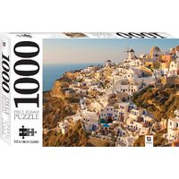 HINKLER MINDBOGGLERS SANTORINI THE GREEK ISLANDS 1000PC JIGSAW PUZZLE