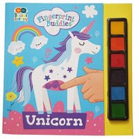 BUDDY & BARNEY FINGERPRINT BUDDIES BOOK - UNICORN