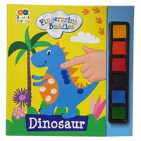 BUDDY & BARNEY FINGERPRINT BUDDIES BOOK - DINOSAUR