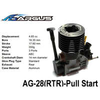 ARGUS AG-28 RTR 5 PORT ENGINE WITH PULLSTART FOR OFF ROAD RACING R/C NITRO CAR