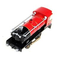 HTI TEAMSTERZ LIGHT AND SOUND DIECAST TRAIN ENGINE RED