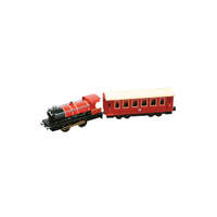 HTI TEAMSTERZ LIGHT AND SOUND DIECAST TRAIN ENGINE WITH CARRIAGE RED