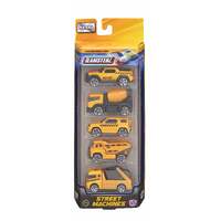 HTI TEAMSTERZ STREET MACHINES DIECAST CONSTRUCTION VEHICLES 5PK