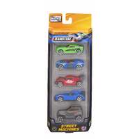 HTI TEAMSTERZ STREET MACHINES DIECAST RACING VEHICLES 5PK