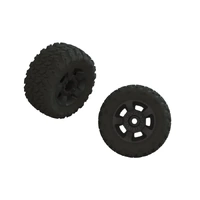 ARRMA ARA550109 DBOOTS RAGNAROK TYRE SET GLUED ON BLACK RIMS 2 PIECES