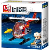 SLUBAN B0622D FIRE HELICOPTER 80PC