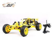 ROVAN 320C Body 45 32.5CC YELLOW AND BLACK NYLON BAJA 5B WITH GT3B CONTROLLER READY TO RUN GAS POWERED 2WD RC CAR WITH SYMETRICAL STEERING AND SILENCE