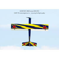 OMPHOBBY CHALLENGER 46 BALSA MODEL AIRCRAFT PNP PLUG AND PLAY BLUE VERSION