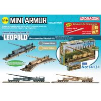 DRAGON 14131 1/144 GERMAN 28CM K5(E) LEOPOLD PLASTIC MODEL KIT