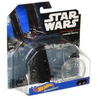 HOT WHEELS STARSHIPS STAR WARS KYLO RENS COMMAND SHUTTLE INCLUDING FLIGHT STAND