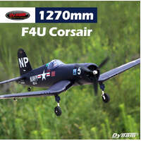 DYNAM 8953 F4U CORSAIR V2 1270MM WINGSPAN WITH RETRACTS PLUG AND PLAY PNP