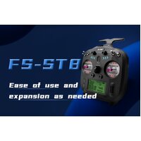 FLYSKY ST8 STANDARD VERSION 2.4G 8-CH RADIO WITH ONE RECEIVER