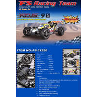 FS RACING FS31220 FOCUS 9S NITRO 1:8 REMOTE CONTROL BUGGY YELLOW