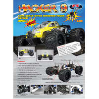 FS RACING  FS31803GP HACKER 9 1:8 NITRO MONSTER TRUCK