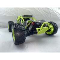 FS RACING FS53921 1:10 4WD REBEL DB BRUSHED REMOTE CONTROL BUGGY GREEN WITH LED LIGHT BAR INCLUDES BATTERY AND CHARGER