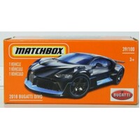 MATCHBOX GXN56 POWER GRABS HERITAGE 2018 BUGATTI DIVO  39 OF 100 BOXED