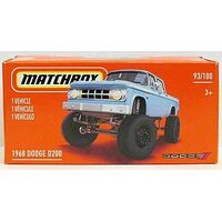 MATCHBOX GXP06 POWER GRABS HERITAGE 1968 DODGE D200  93 OF 100 BOXED