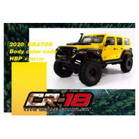 HOBBY PLUS 240125 CR-18 KRATOS RTR 1/18 SCALE CRAWLER YELLOW