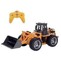 HUINA 1520 BULLDOZER FRONT END LOADER DIE CAST RC 6 CHANNEL 2.4GHZ 1/18 SCALE