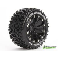 LOUISE L-T3211BB ST-UPHILL 2.8INCH TYRE ON BLACK BEARING RIMS TO FIT JATO/ RUSTLER/ STAMPEDE 2WD